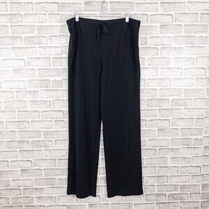 PIAZZA SEMPIONE Women's Drawstring Pants in Wool Navy Blue size 44IT 8US